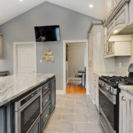 Custom Microwave Cabinet Kitchen Remodel