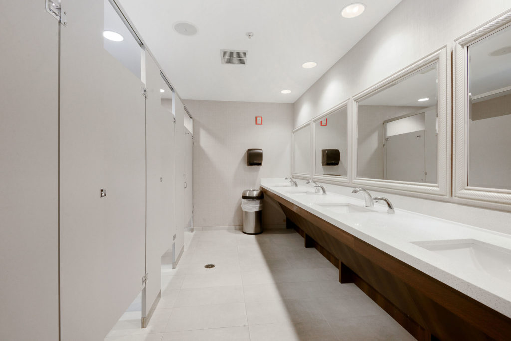 Commercial Construction for Lobby Bathroom