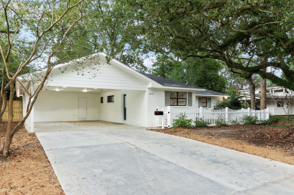 Baton Rouge Home Remodeling New Addition for Carport