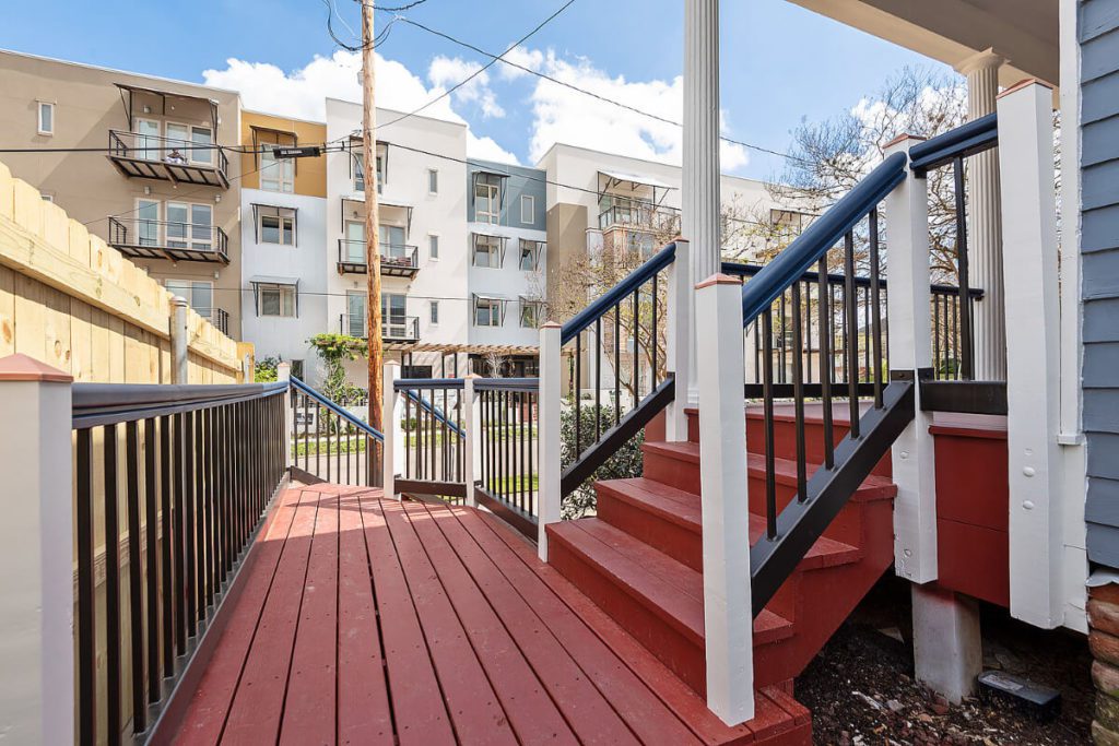 Historic Restoration and Renovation for new deck landing