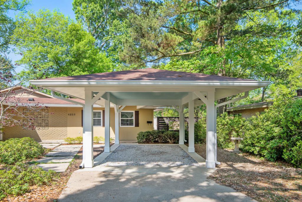 Baton Rouge Carport Finished