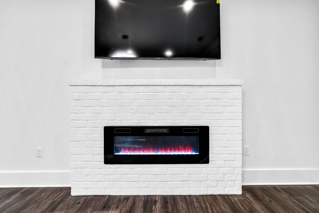 Custom Home Builder Living Room Fireplace