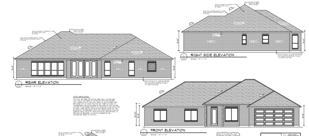 Home Builder elevation plan