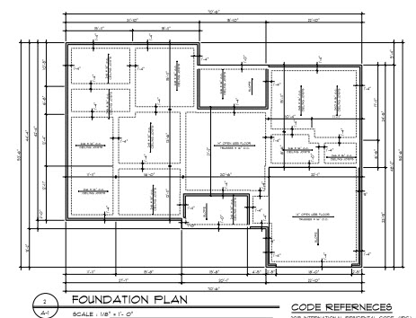 Home Builder foundation plan