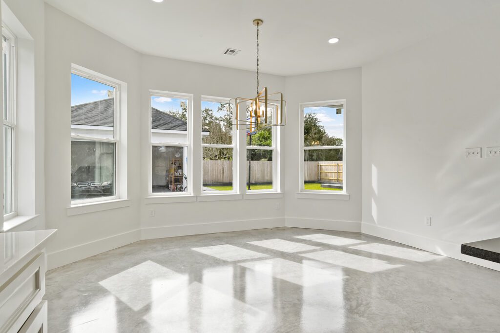 Baton Rouge Home Builder breakfast area