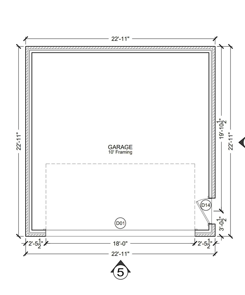 Baton Rouge Home Builder Design of Garage