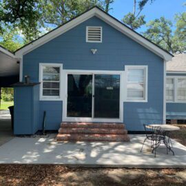 Home Remodel Exterior Back Steps 3