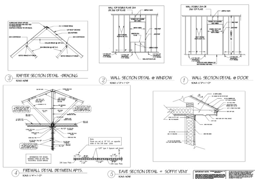 Duplex Home Builder shows detail plan