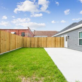 Home Builder for Duplex Backyard