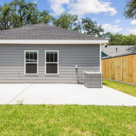 Home Builder for Duplex Backyard facing side