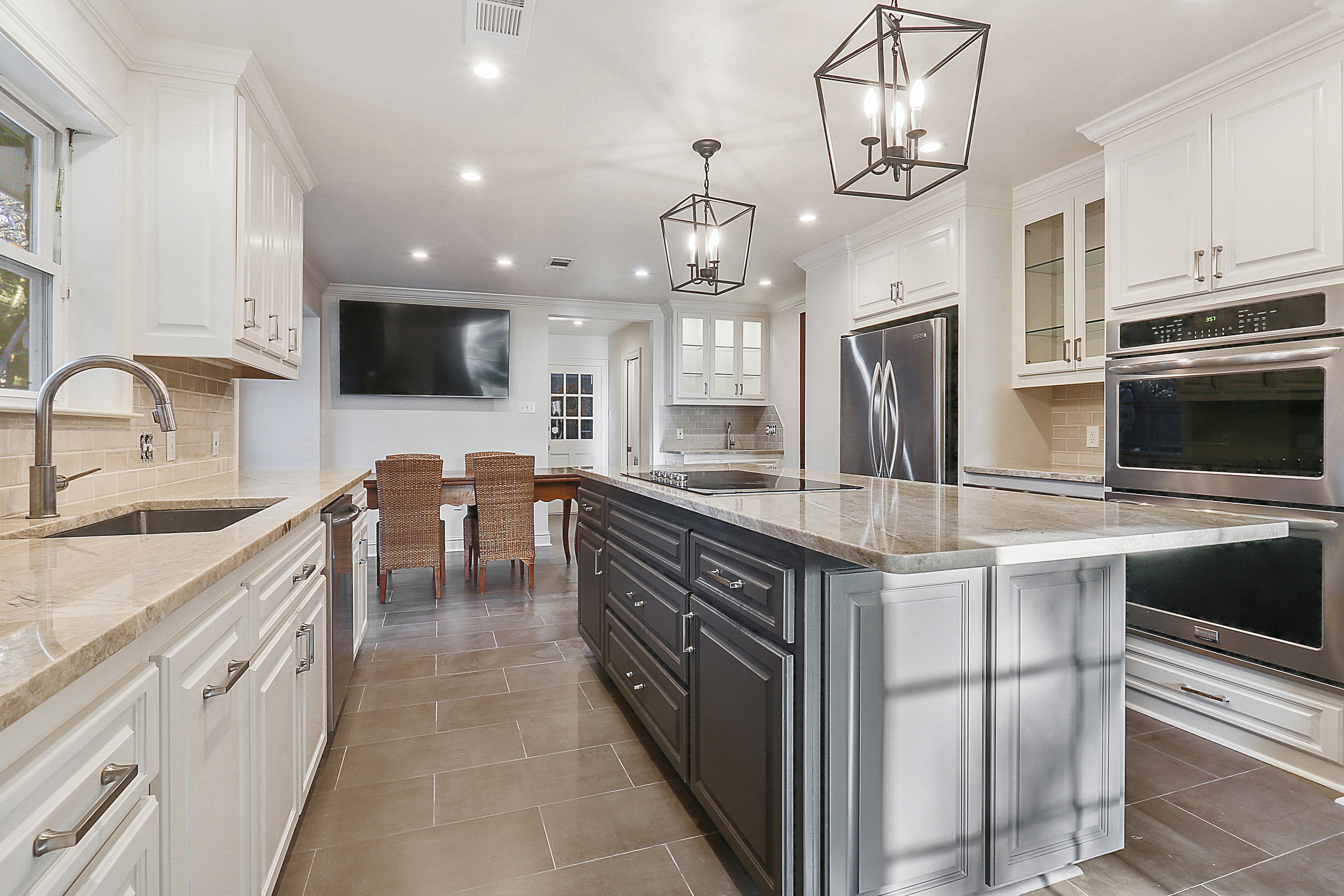 Baton Rouge Classic Kitchen Remodel with colors that seamlessly flow