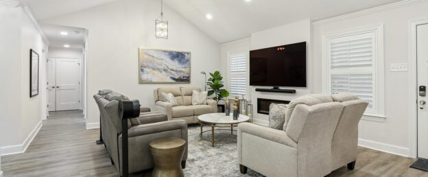 Baton Rouge Whole Home Renovations showing living room