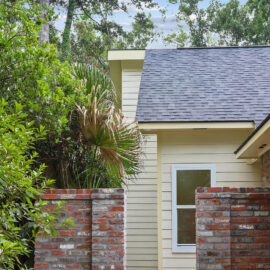 Baton Rouge Home Addition Brick Entry Wall