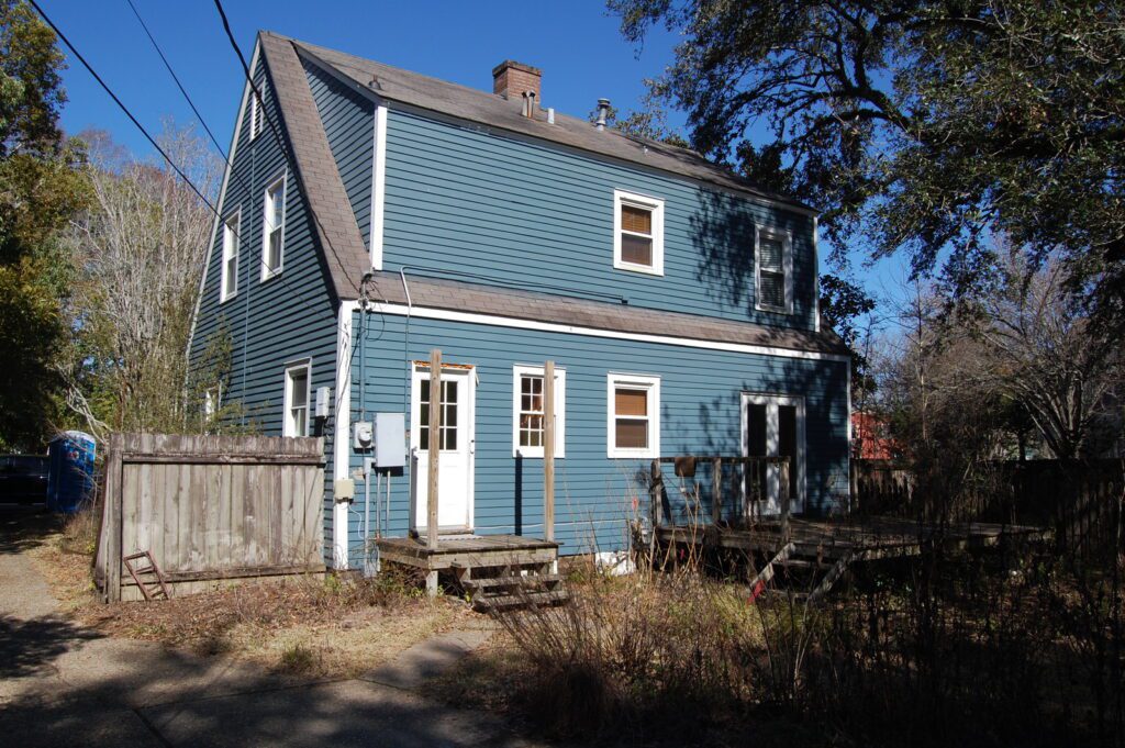 Before Home Addition in Baton Rouge side to back