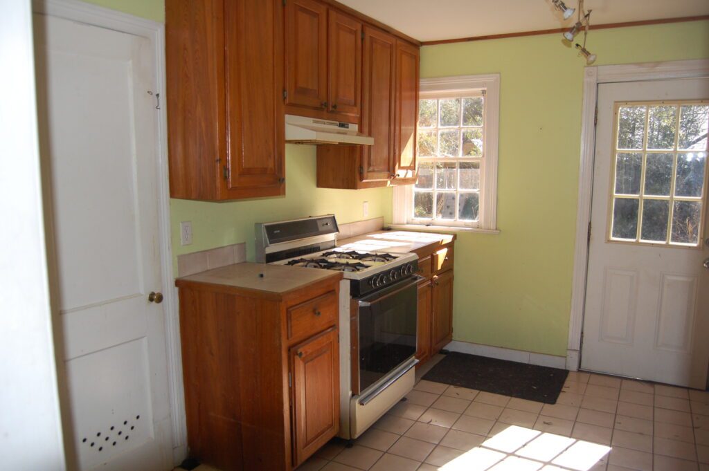 Before Home Addition with Kitchen facing left side