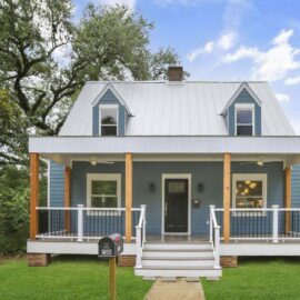 Home-Addition-Front-with-White-Metal-Roof