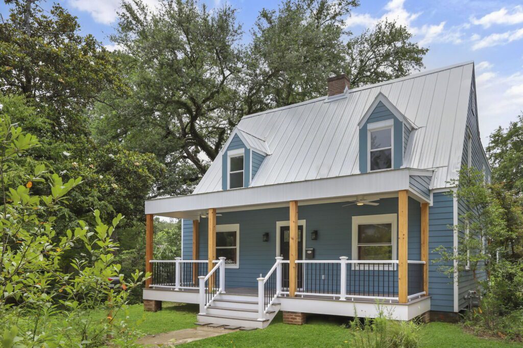 Home Addition in Baton Rouge with New Front Porch