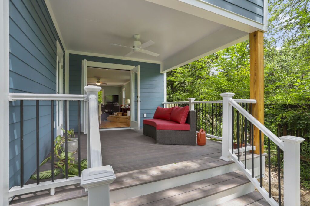 Home Addition with 2nd Porch in Rear