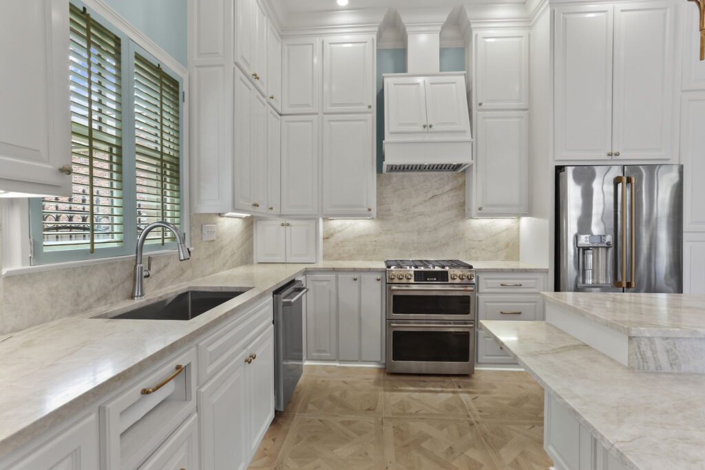 New Kitchen with Taj Mahal quartzite stone