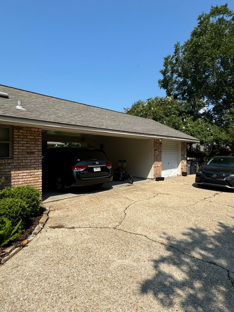 Before Carport Addition into Living Space