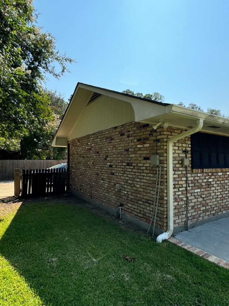 Before Rear of Addition for new Carport