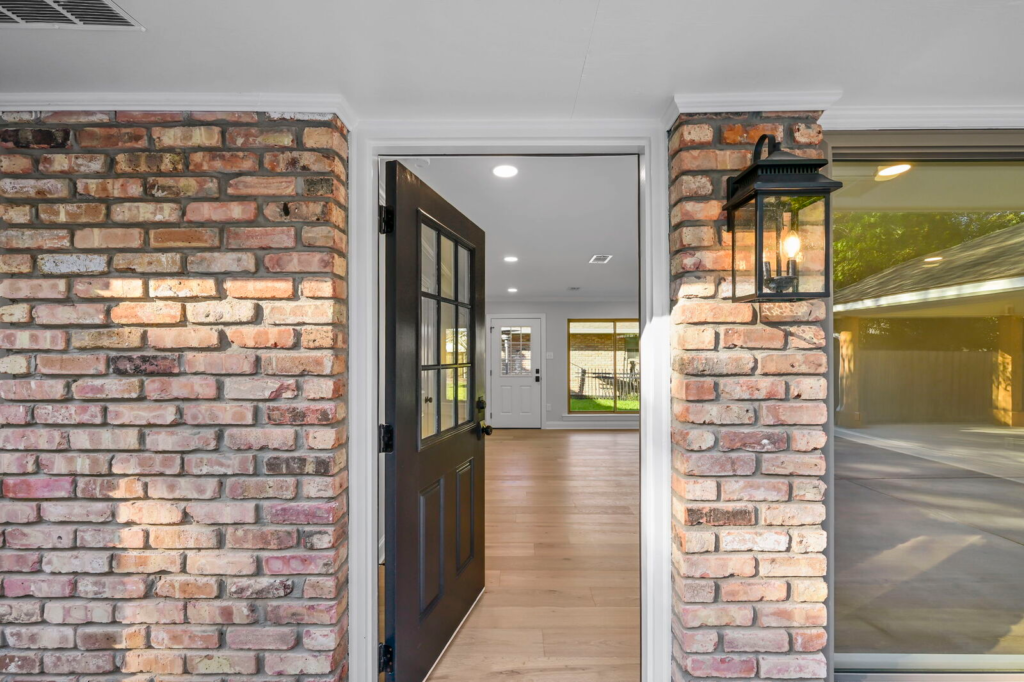 Entrance to Living Space for New Home Addition